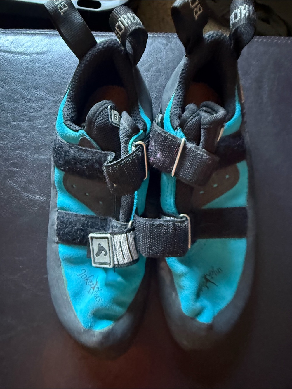 Women’s Teal and Black Climbing Shoes